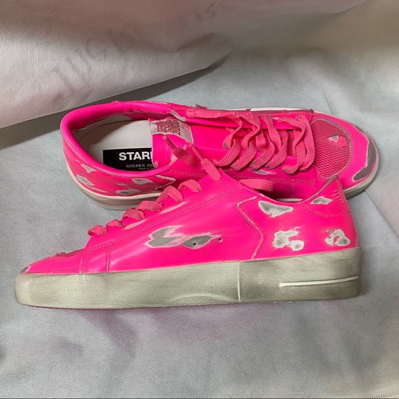 NIB Golden Goose Stardan Hot Pink Sneaker, 40 - Picture 7 of 15